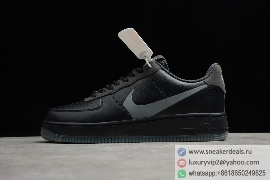 Nike Air Force 1 07 LV8 3 Black Silver CD0888-001 Unisex Shoes